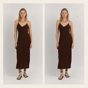 Black and Brown Patterned Garment